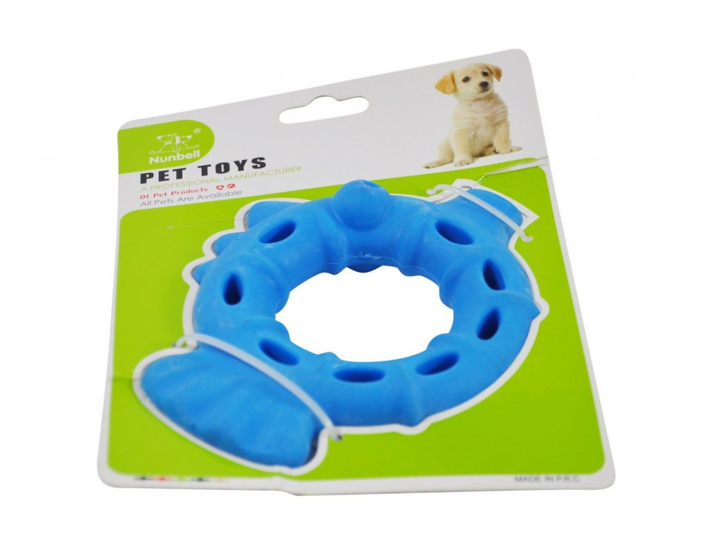 Dog Chew Toy Nunbell Rubber BoneShaped Bite Chew Pet Toy KaroutExpress