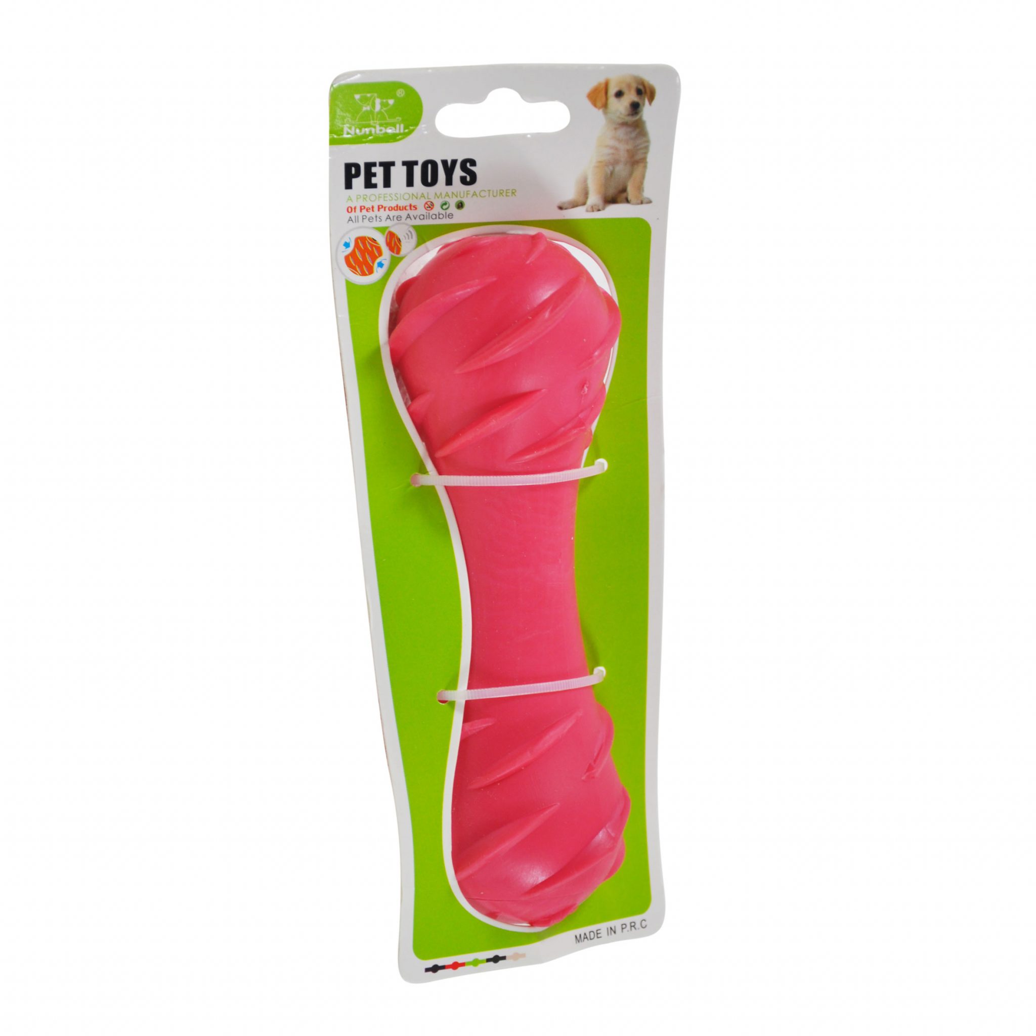 Dog Chew Toy Nunbell Rubber FishRingShaped Bite Chew Pet Toy