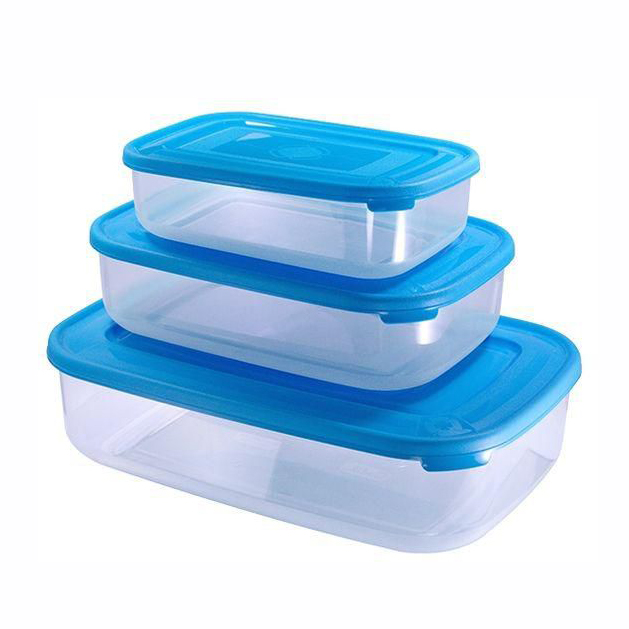 Transparent Food Container 3 pcs - KaroutExpress