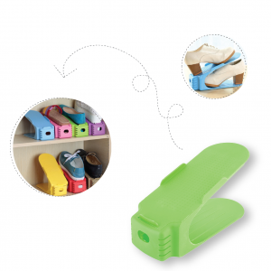 ستاند حذاء طبقتين متحرك ملون