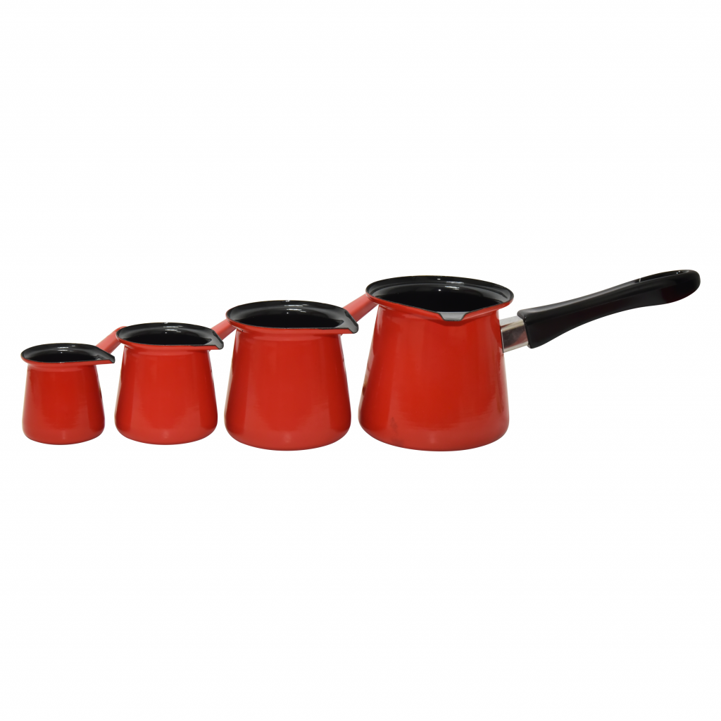 Metal Red Coffee Pots KaroutExpress