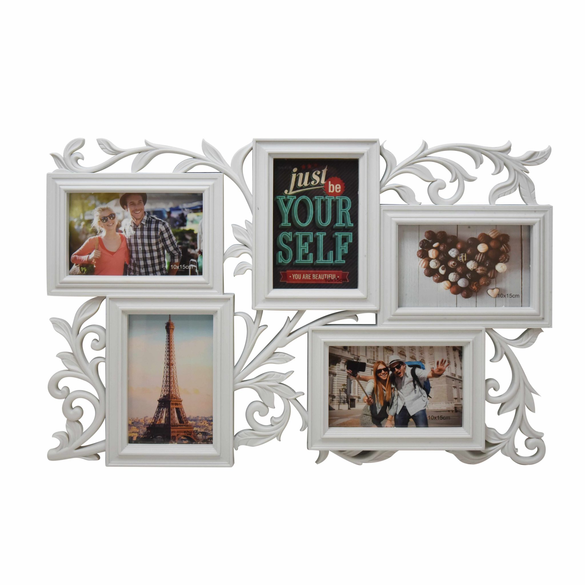 White Collage Picture Frame of 5 slots KaroutExpress