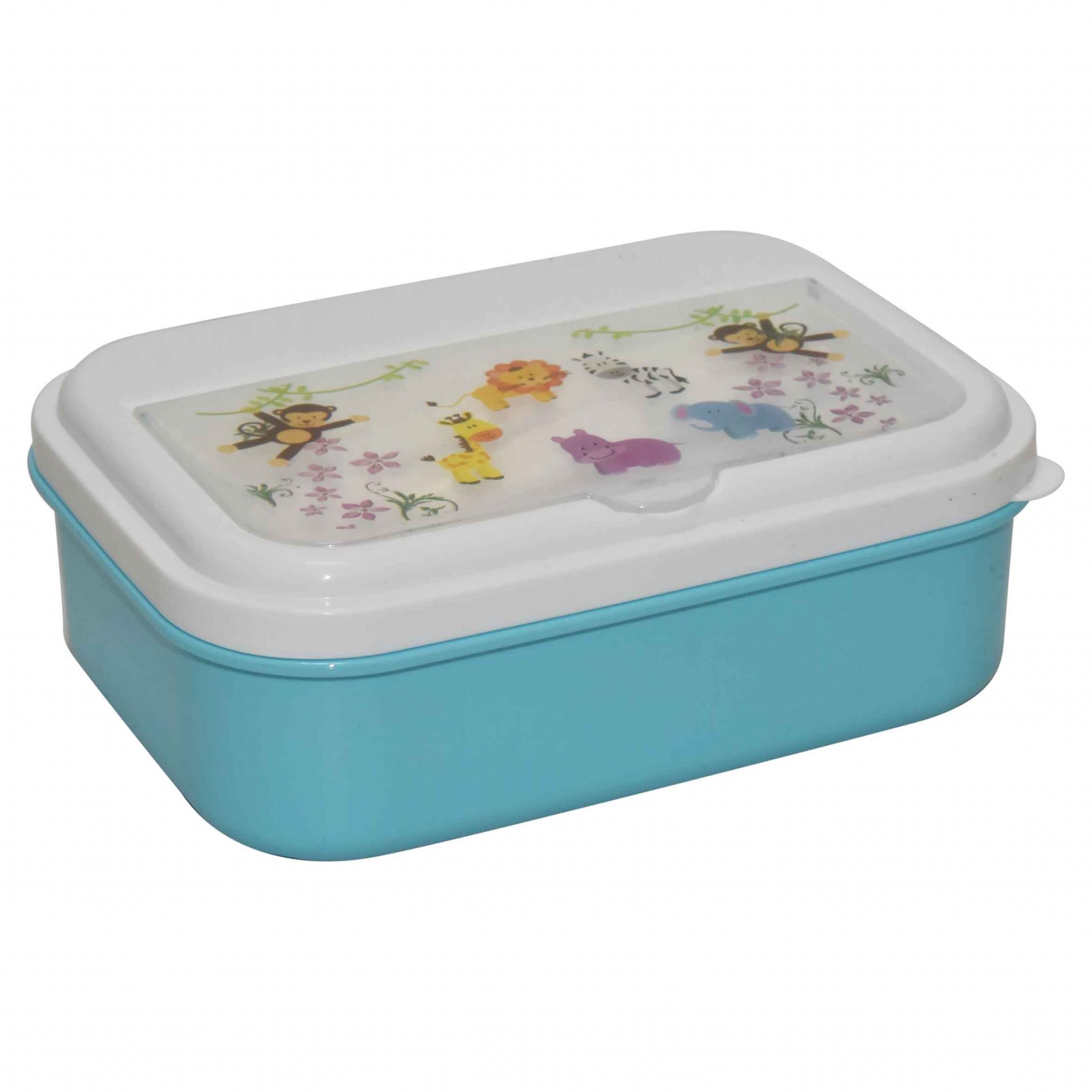 Children School Plastic Lunch Box with Drawing - KaroutExpress