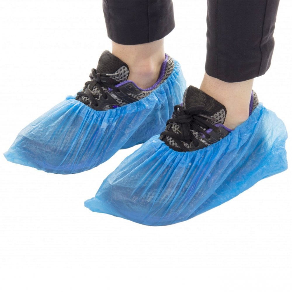 Disposable Benvoy Shoe & Boot Covers Waterproof Slip Resistant Plastic ...