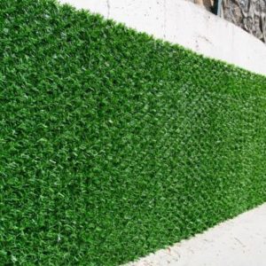 Wire Artificial Grass Hedge ull Privacy double sided  - Cut for Custom Designs - Ideal for Hotels, Restaurants, Homes,  Multiple Sizes