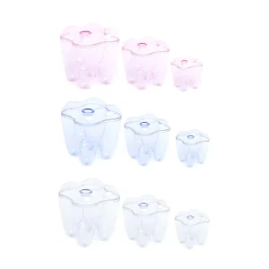Tooth Shaped First Tooth Plastic Jar bowl plexy