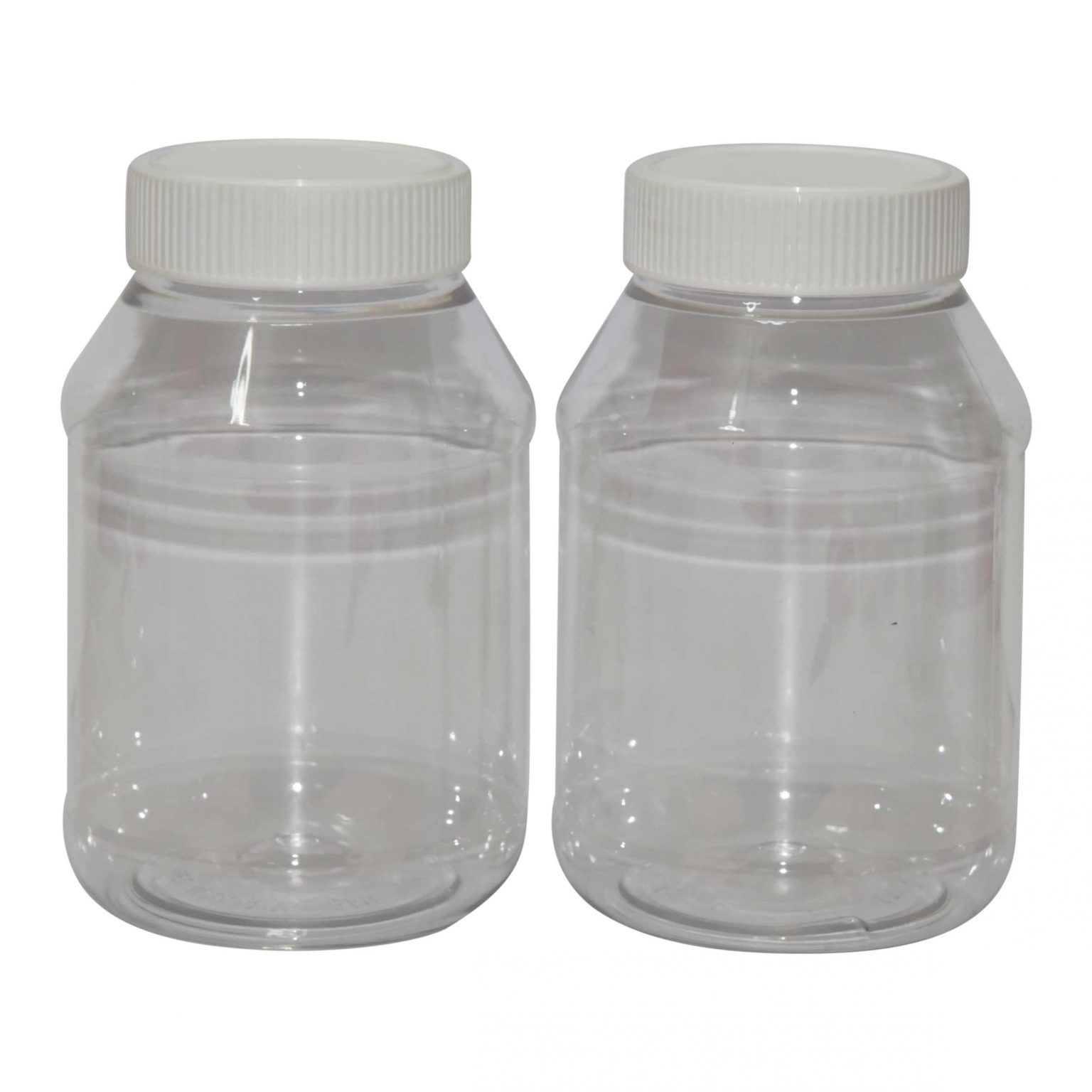 Mini Jar Plastics Jars (set of 2 jars) KaroutExpress