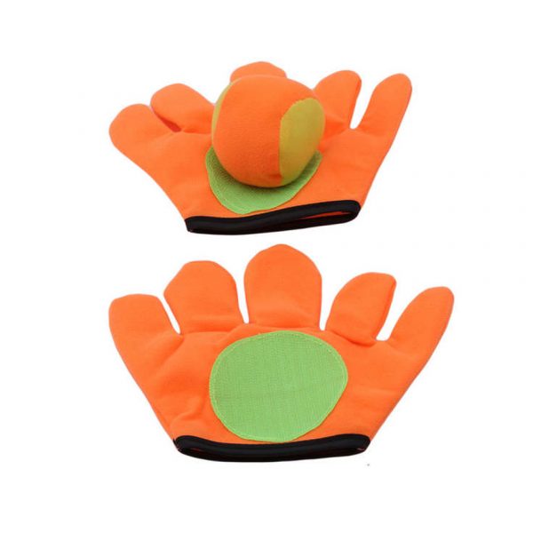 Gloves Sticky Ball Outdoor Sports Game Throw Catch Balls Toy Gloves Set Sticky Mitts