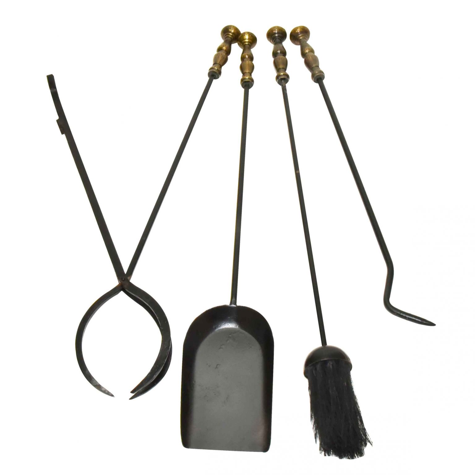 Vintage Fireplace Tool Set Bronze Chiminee Tool Set With Log Holder