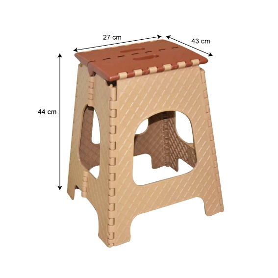 Portable Thick Plastic Kids folding Stool - Image 7