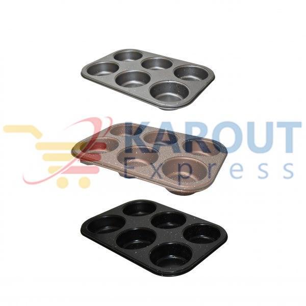 Granite Cup Cake Mold Baking Tray Pan - Image 9