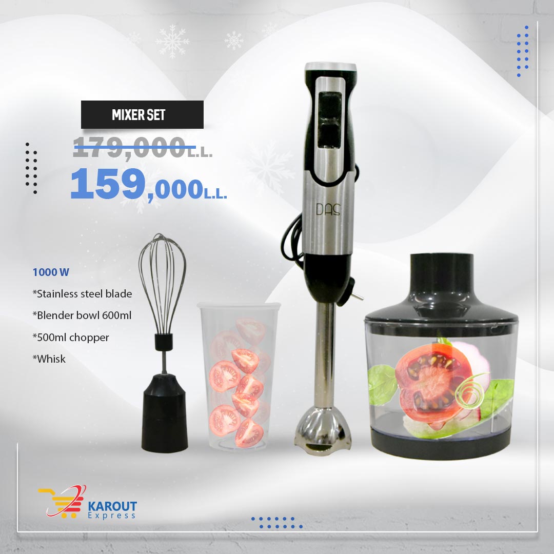 DAS Stainless Steel MixerSet KaroutExpress