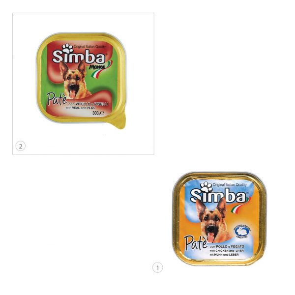 Dogs Food, Simba Dog Puppy Patee  Food