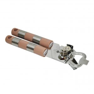 Can Opener Manual, Food-Safe Stainless Steel Can Openers Fit for Veriety Cans, Built in Bottle Opener with Easy Turn Big Knob and Ergonomic Anti Slip Handles