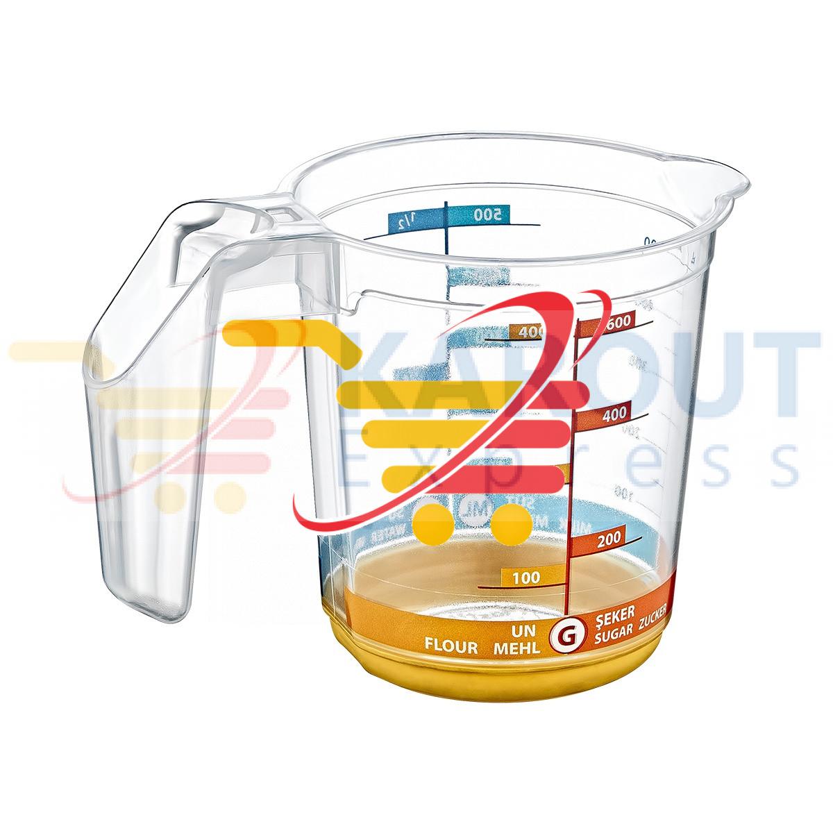 Plastic Measuring Container With Handle Plastic Measurement Jug ...