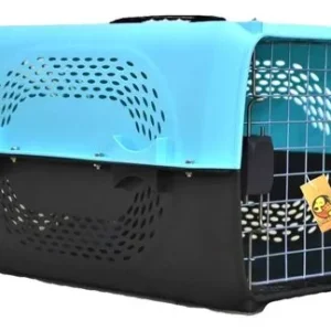 Plastic Pet Cage Home Carrier blue 47*53*66 cm