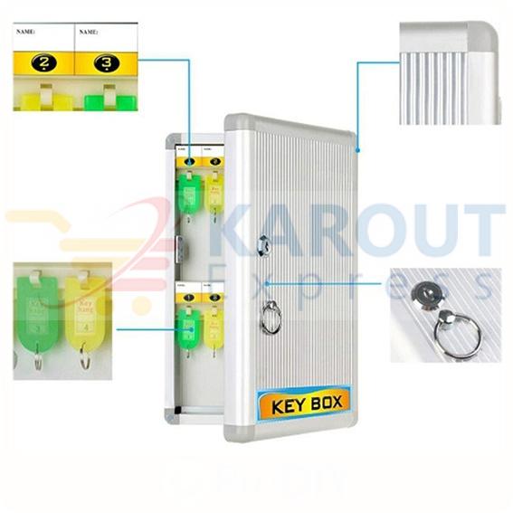 Key Box Aluminum Cabinet Safety Key Storage Box – KaroutExpress