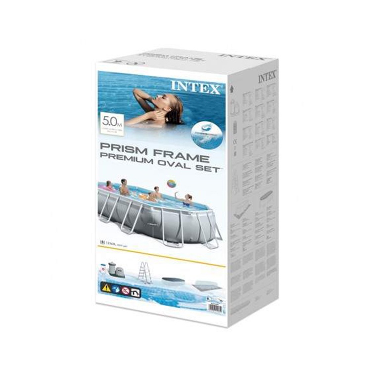 Non-Refundable Intex Prism Frame Oval Pool – KaroutExpress