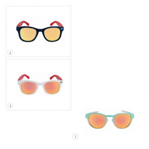 Colored Mirror Lens Sunglasses Mistral Mi