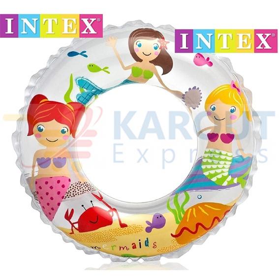 Non-Refundable INTEX Transparent Rings Inflatable Swim Ring For Kids ...