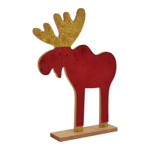 Wooden Deer Christmas Decoration - Image 2