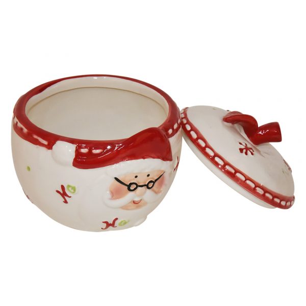 Porcelain Christmas Candy Holder - Image 5