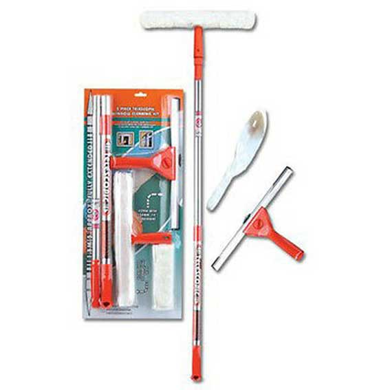 5 Piece Telescopic Window Cleaning Kit Set KaroutExpress