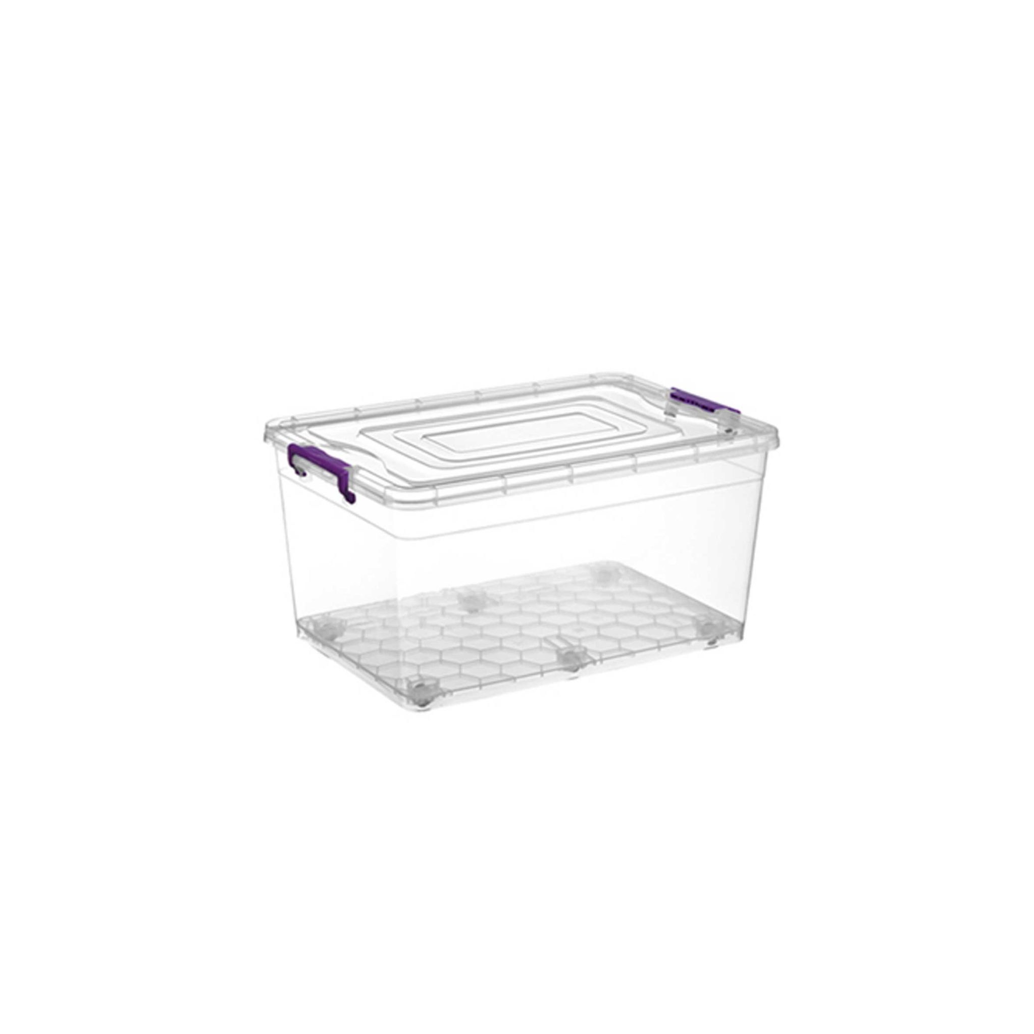 Wheeled Plastic Storage Container - KaroutExpress