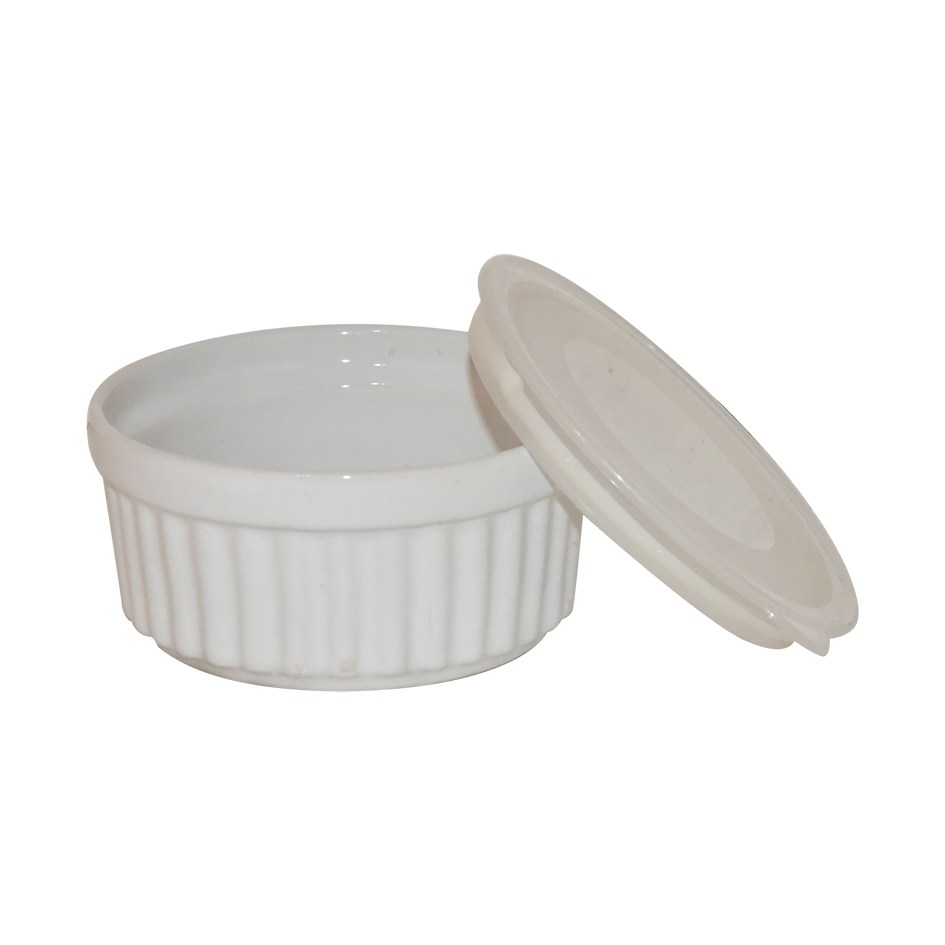Porcelain Bowl With Lid KaroutExpress