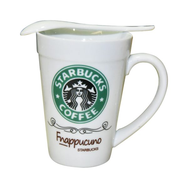 Starbucks Porcelain Mug With Spoon