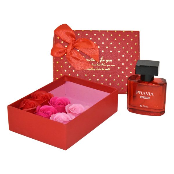 Gift Box Flower Perfume Packaging Box Valentines Birthdays Gift Box