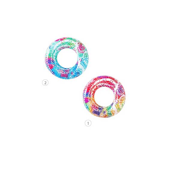 Non-Refundable Bestway Summer Swim Ring Colorful Fun Ring - KaroutExpress
