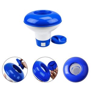 loater Dispenser for ChlFloating Pool Chlorine Dispenser,  Tablets up to 1.8'', 4 Flow Vents for Indoor & Outdoor Swimming FOR 20 G TAB