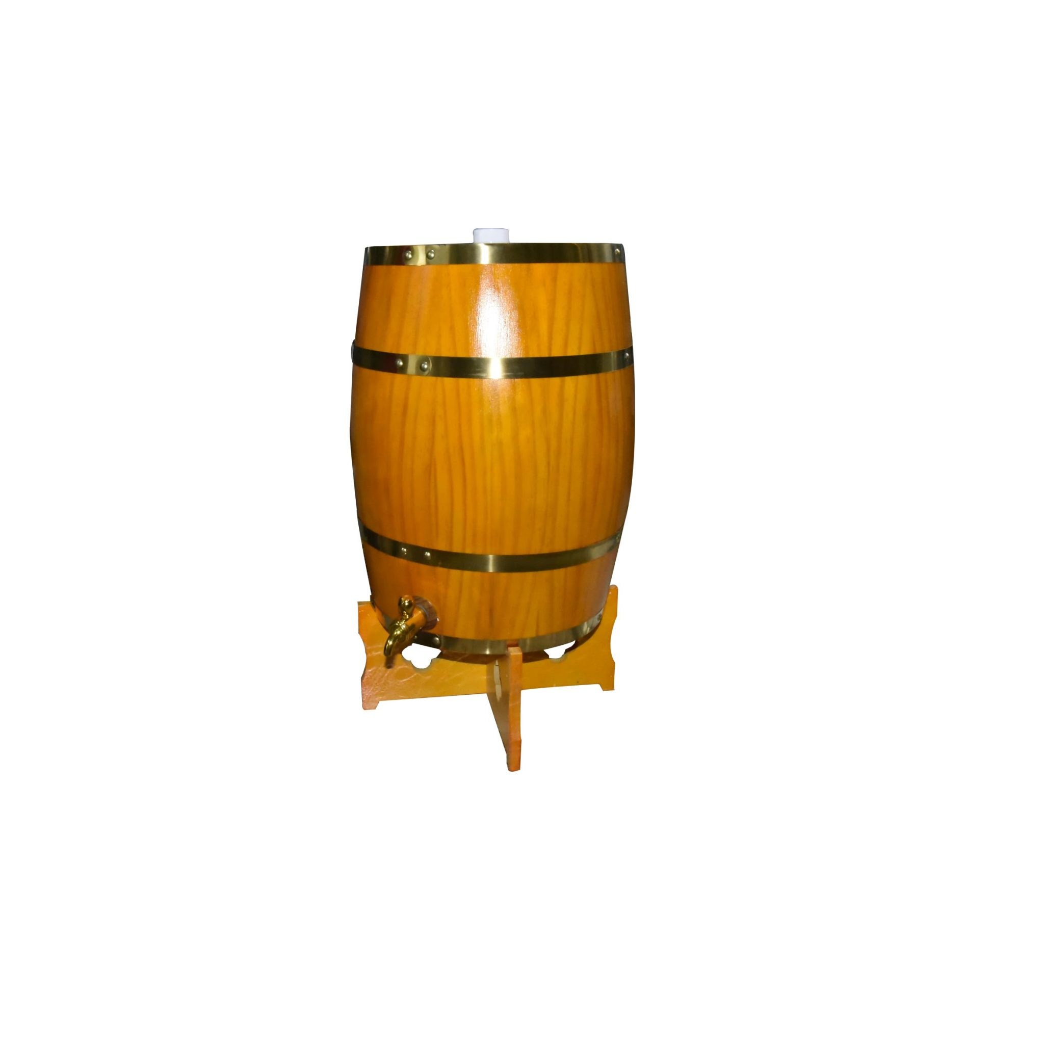 Oak Wood Barrel With Tap Wine Barrel - KaroutExpress