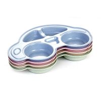 Car Food Plate Plastic Kids Plate