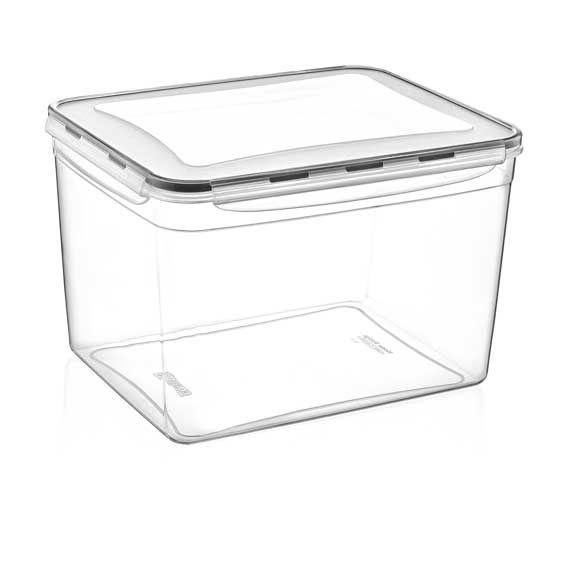 Plastic Transparent Food Container With Lid - KaroutExpress