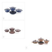 Korkmaz  7 Piece Cookware Set
