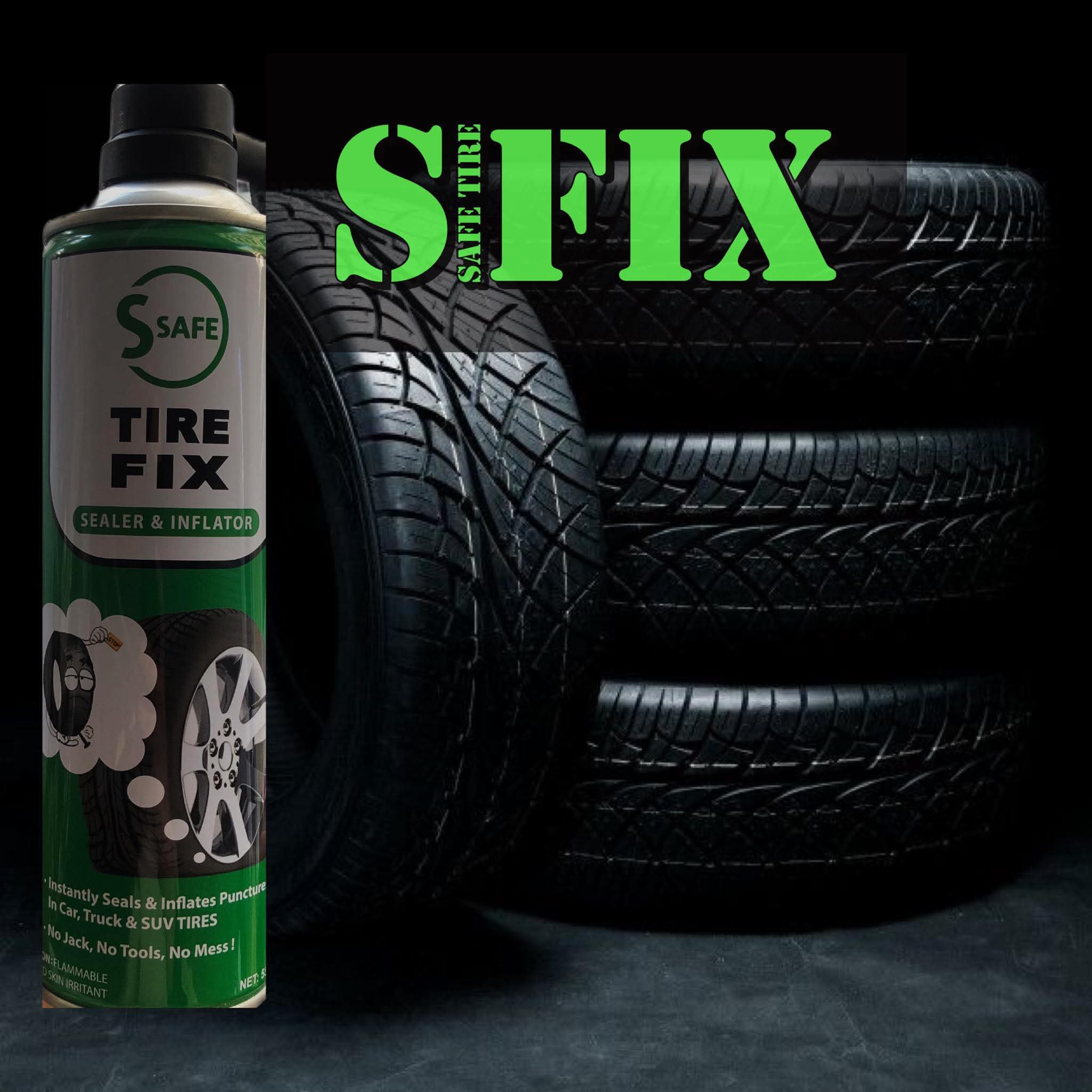 Flat Out Instant Tire Inflator & Sealer 15 Oz