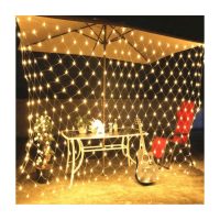Christmas Light String Net Light Indoor and Outdoor Light String Net  GREEN CABLE