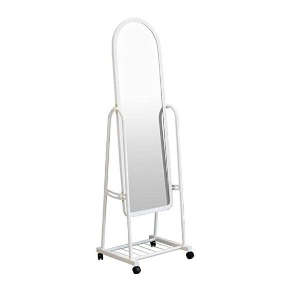 Mirror Full Body Mirror With Stand Available In White & Black