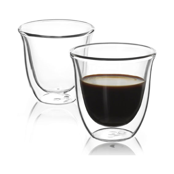 Double Wall Cups Luciano Double Wall Glass Cups Set of 2 Available In 2 sizes