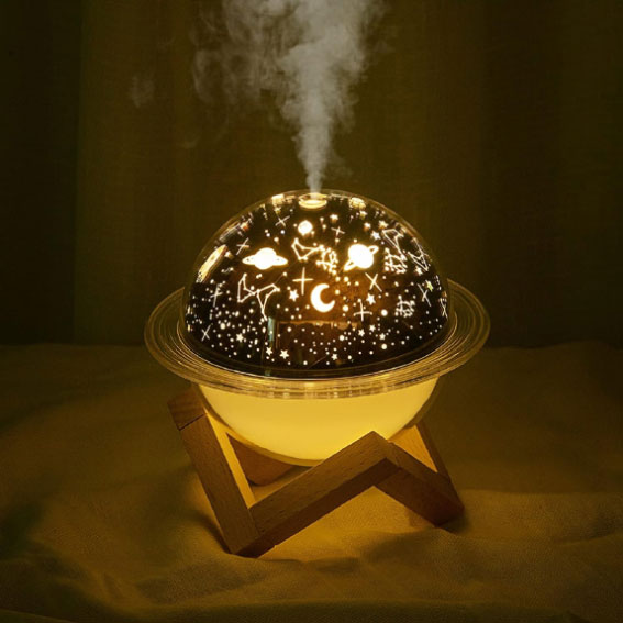 Diffuser Planet Humidifier And Night Light  Household Aroma Diffuser Night Light