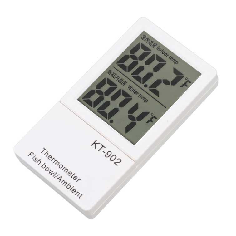 Digital Aquarium Thermometer KT902 Dual Display for In and Out Tank Temperature