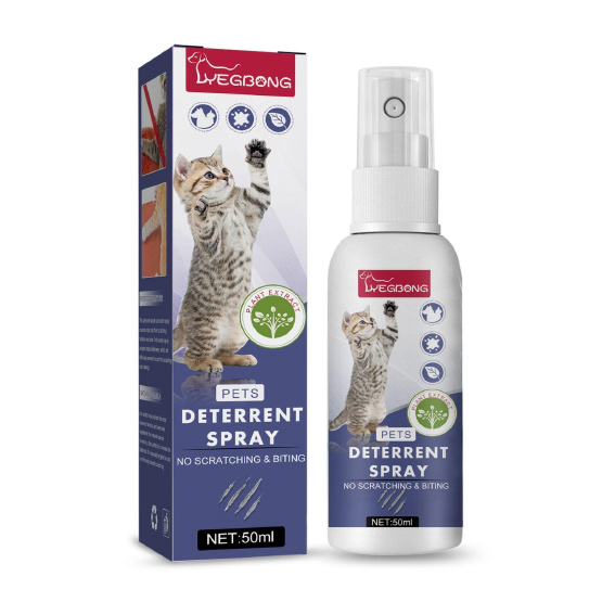 Spray 50ml Pets Cat Scratch Deterrent Spray Natural Protects and Spray Furniture