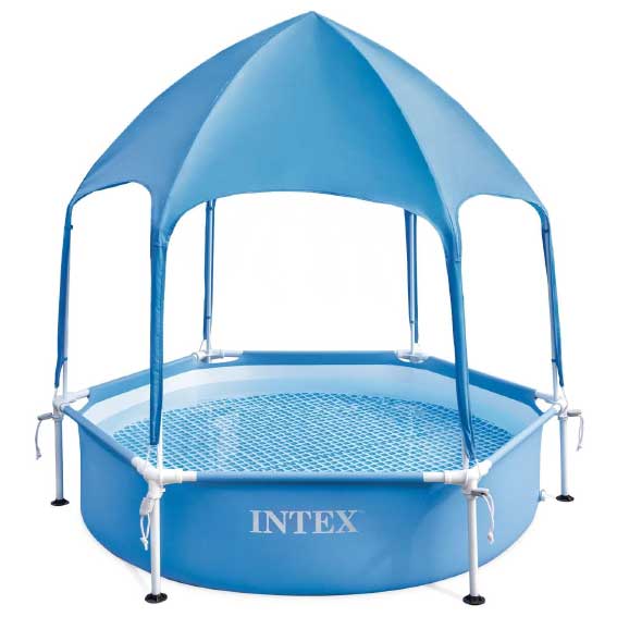 Pool Non-Refundable Intex 1.83m x 38cm Canopy Metal Frame Pool, Set-up Size: 1.83m x 38cm (28209NP)