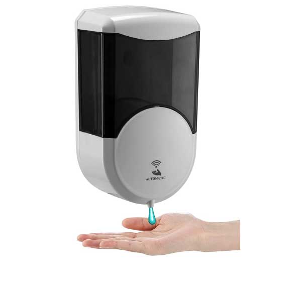 Automatic Sensor Touchless Wall Mounted Soap Shampoo Sanitizer Dispenser for Home Office and Hotel Etc. (600 ML, U Shape)