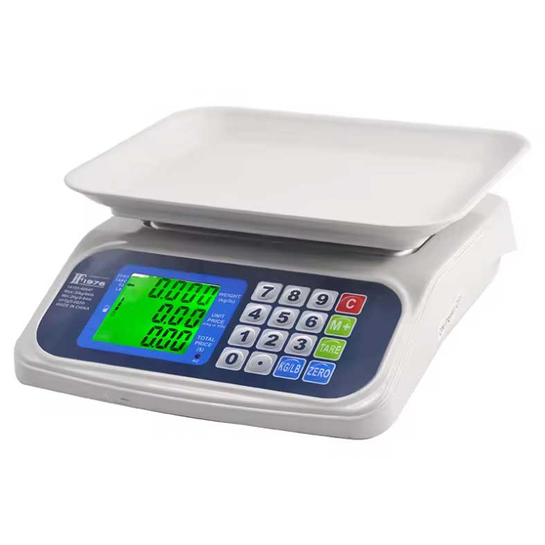 Scale LCD Flat Screen Electronic Price Computing Scale Compact Pricing Balance