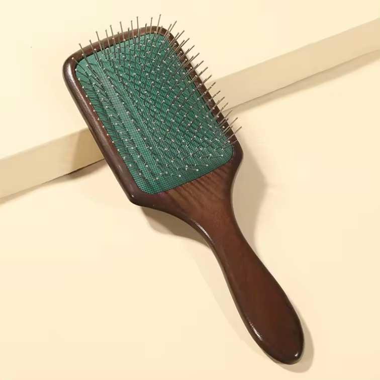 Hair Brush Wooden Paddle Curling Comb Available In 2 Models