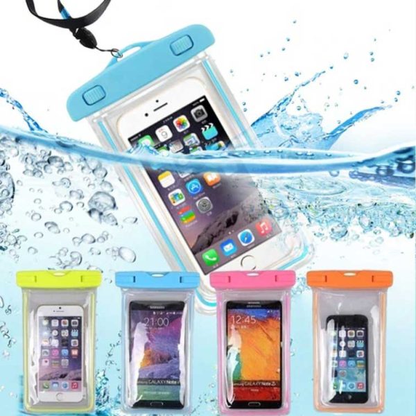 Waterproof Phone Case PVC Cell Phone Bag For Diving, Water Sports Available In Colors