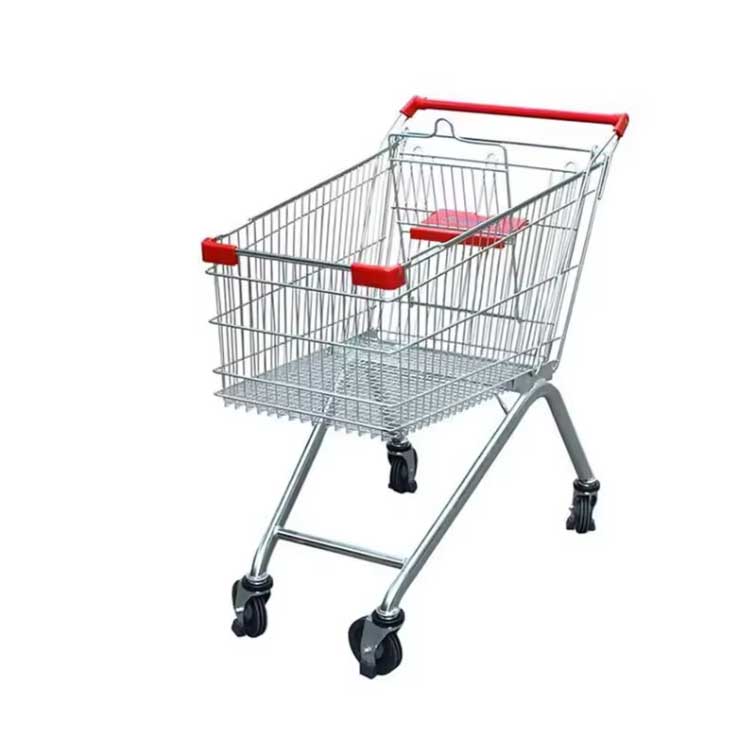 Trolley Used Supermarket Wire Shopping Trolley